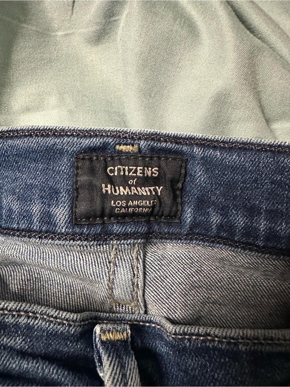 Citizens of Humanity Rocket Crop High Rise Skinny Jeans Size 27 Medium Wash - Picture 4 of 6